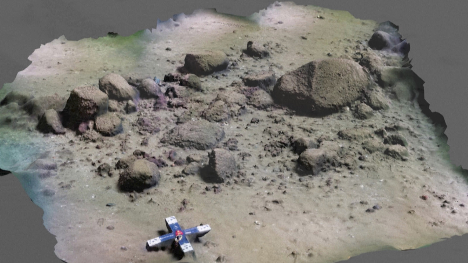 Video thumbnail for Researchers uncover 11,000-year-old stone wall beneath the sea off Germany's coast.