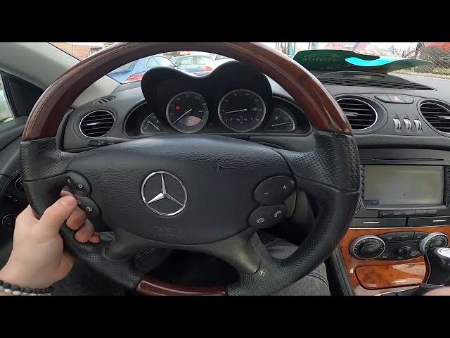 Video thumbnail for How to Check Messages on Speedometer Display in Mercedes SL55 R230 ( 2001 – 2008 )