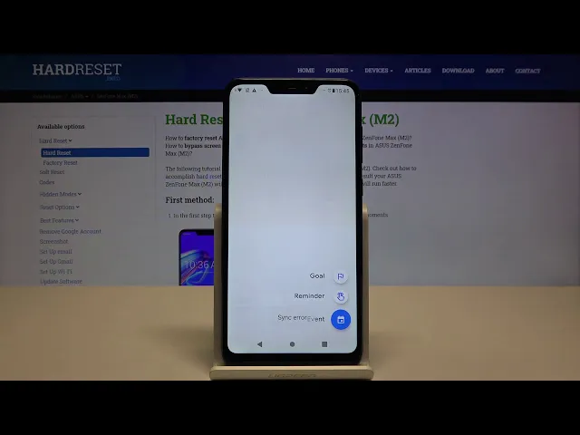 Video thumbnail for How to Add Event to Calendar on Asus Zenfone Max M2 – Set Reminder
