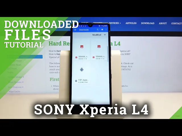 Video thumbnail for How to Find Downloaded Files in SONY Xperia L4 – Where are Downloaded Files