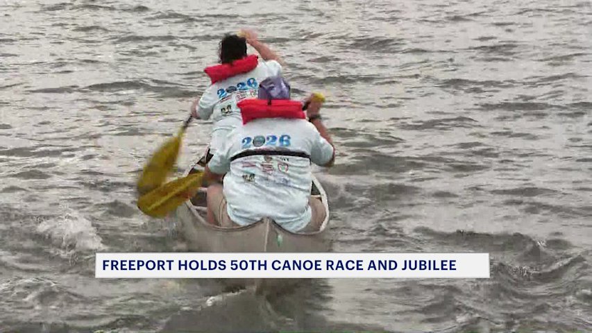 Video thumbnail for Freeport celebrates half century of canoe racing
