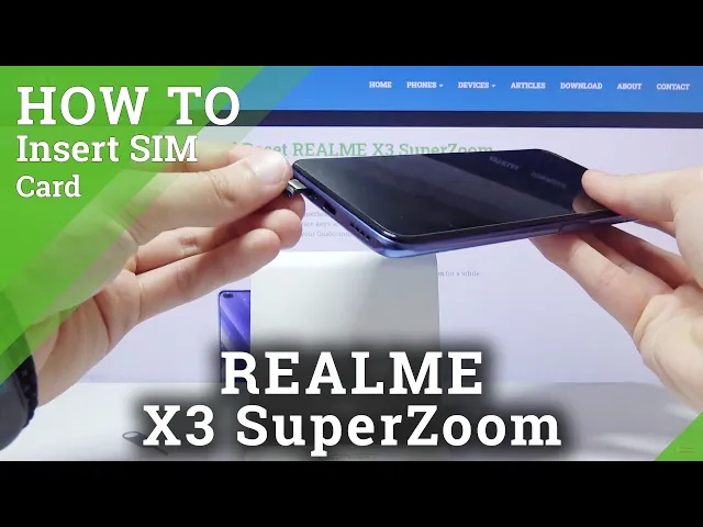 Video thumbnail for SIM Installing in REALME X3 SuperZoom – Insert Nano SIM