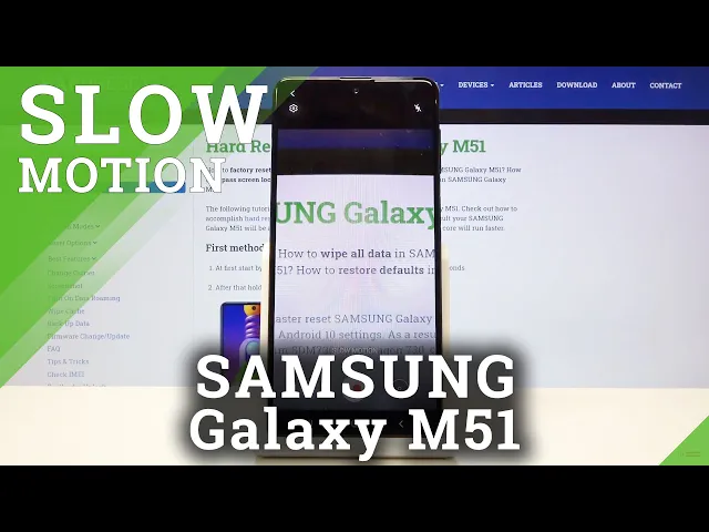 Video thumbnail for How to Record Slow Motion in SAMSUNG Galaxy M51 – Allow Camera Useful Options