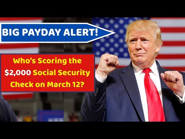Video thumbnail for 💰 BIG PAYDAY ALERT! 💰 Who’s Scoring the $2,000 Social Security Check on March 12? 🚀🔥