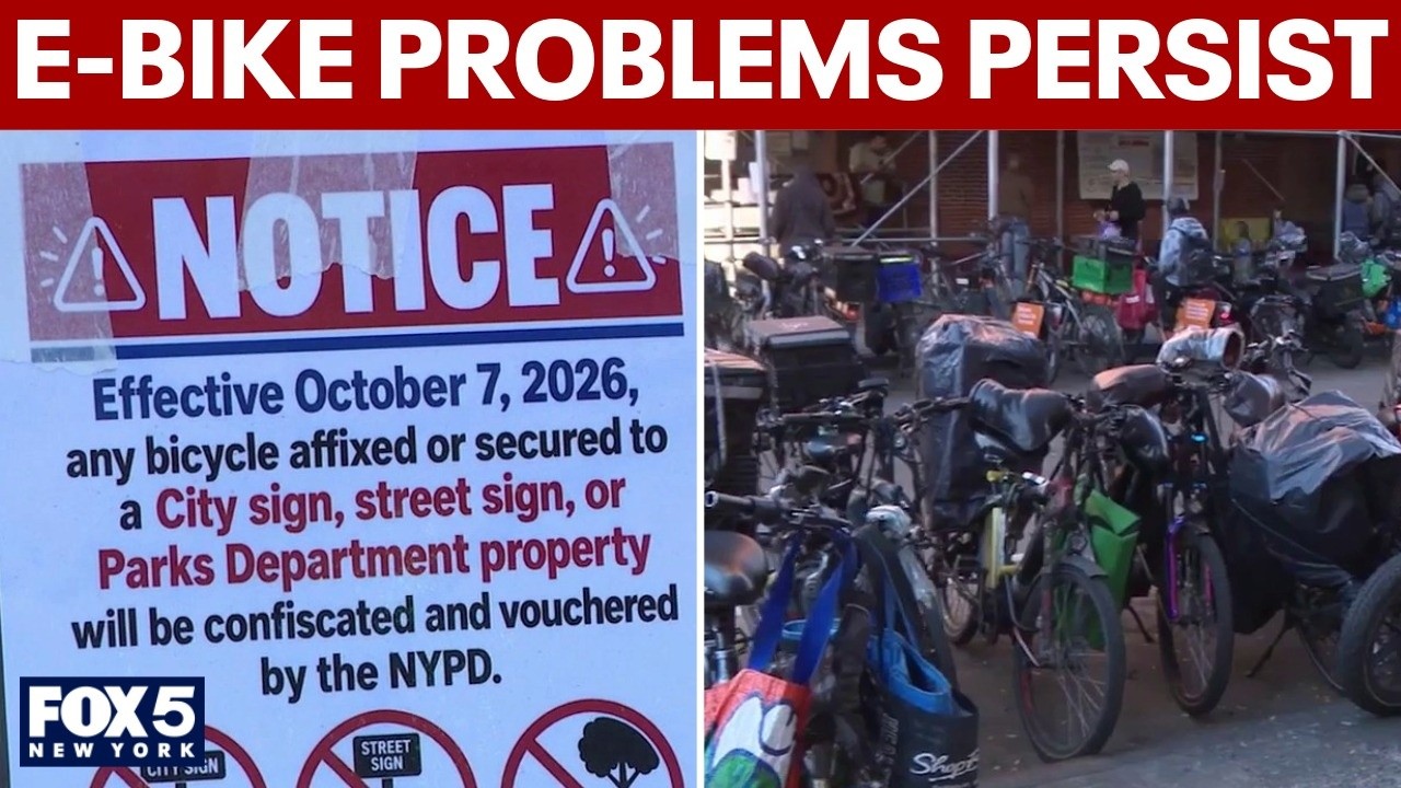 Video thumbnail for 11th street e-bike parking issues persist