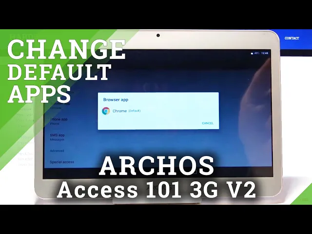 Video thumbnail for How to Change Default Browser in ARCHOS Access 101 3G V2 - Set Up Default Browser