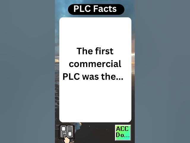 'Video thumbnail for PLC Facts - First PLC Model'
