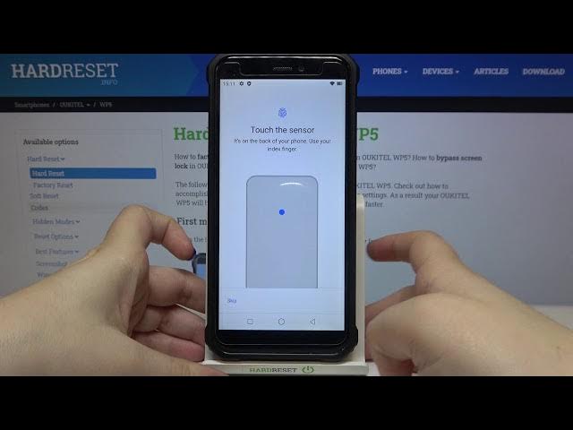 Video thumbnail for How to Add Fingerprint in OUKITEL WP5 – Set Screen Lock Protection