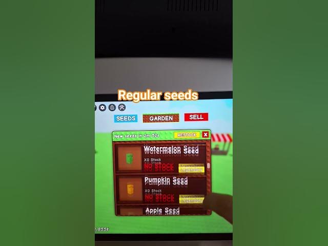 Video thumbnail for Grow a Garden Seed video (About regular and Past Seeds) #growagarden 🌟
