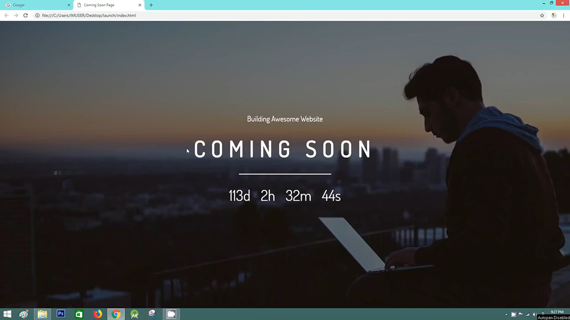 'Video thumbnail for How To Make Coming Soon Page Using Html And CSS _ Launch Page In HTML CSS'