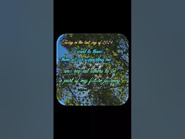 Video thumbnail for I couldn't have done this without you ๐ #2024memories