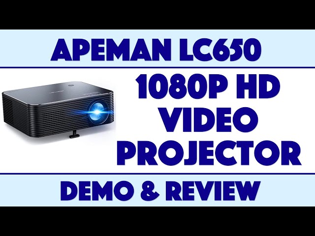 Video thumbnail for Apeman HD Video Projector LC650 - DEMO & REVIEW