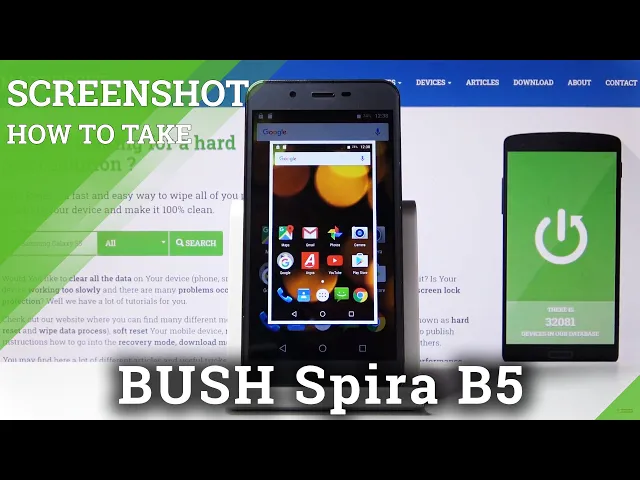 Video thumbnail for BUSH Spira B5 SCREENSHOT | How to Take Screenshot