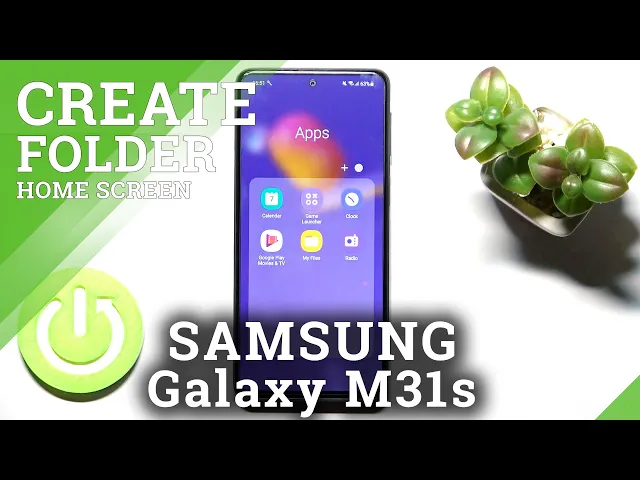 Video thumbnail for How to Create and Manage Home Screen App Folders on SAMSUNG Galaxy M31s