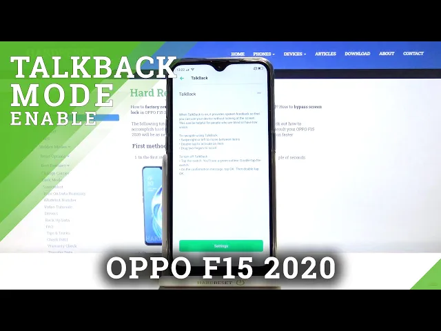 Video thumbnail for How to Activate TalkBack on OPPO F15 2020 – Use TalkBack