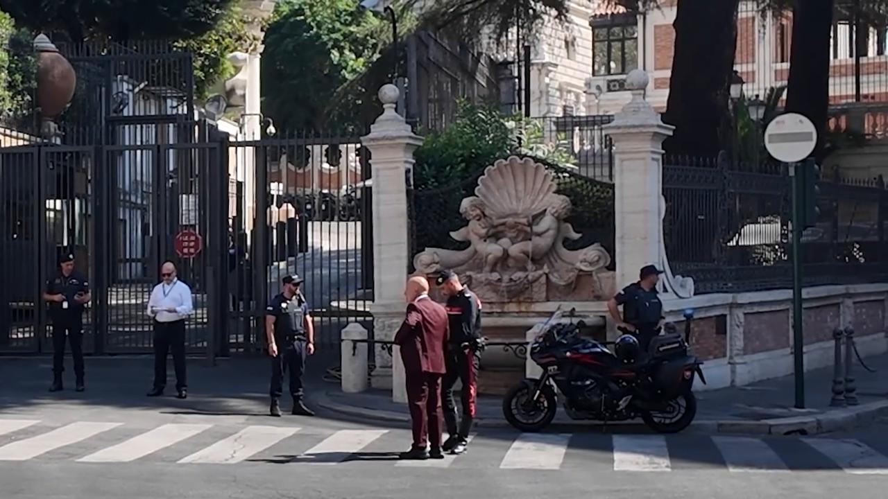 Video thumbnail for Italy: Lebanon, Israel open 7th round of direct negotiations in Rome.