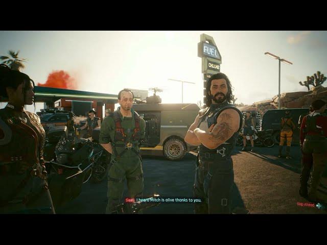Video thumbnail for Cyberpunk 2077 - Life During Wartime: Defeat Kang Tao's Operatives | Gas Station | Find Hellman