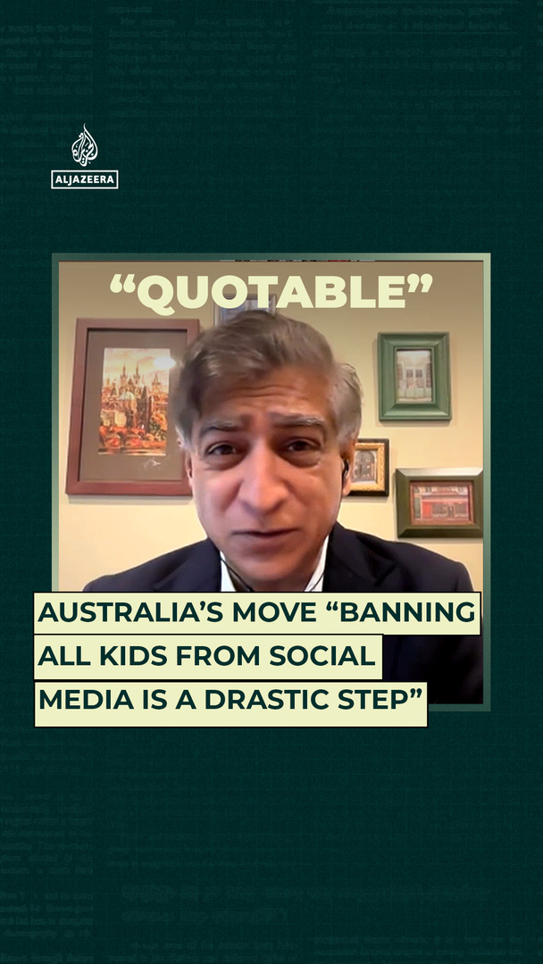 Video thumbnail for Australia’s move “banning all kids from social media is a drastic step”