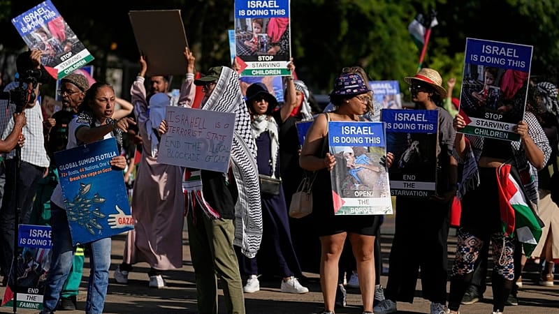 Video thumbnail for South Africa says charter flight carrying Palestinians is part of plan to empty Gaza
