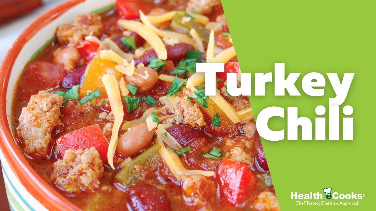 Video thumbnail for Heart Healthy Turkey Chili | Low Fat, High Protein Dinner