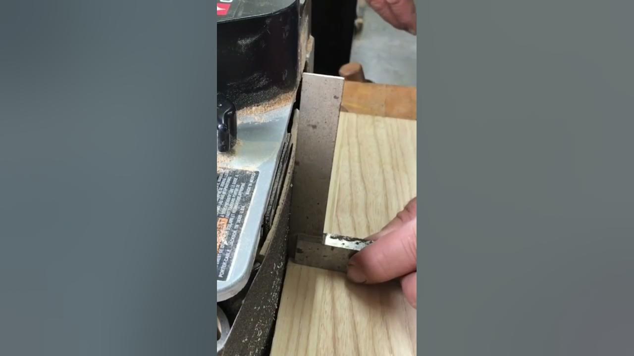 Video thumbnail for Poor Man's Edge Sander #shorts