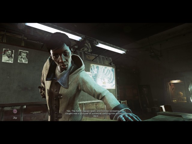 Video thumbnail for Dishonored 2 - 2. Dreadful Wale: Megan Foster Talks About The Crown Killer & Sokolov Sequence PS4Pro