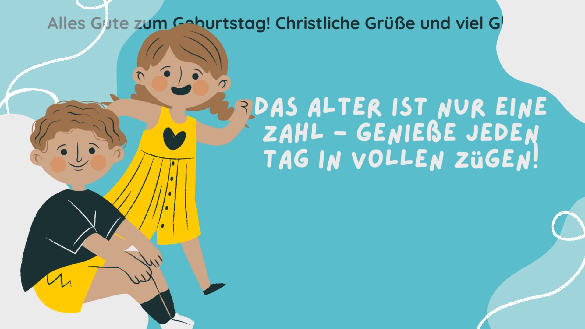 Video thumbnail for Alles Gute zum Geburtstag! Christliche Grüße und viel Glück (Virideszent)  : Geburtstagswünsche / Glückwünsche / Glückwunsch - Gebet - Beten - Gebete - Religion und Glauben - Religion & Belief - Christentum - Glaube - Christlich Leben - Christlich Glauben