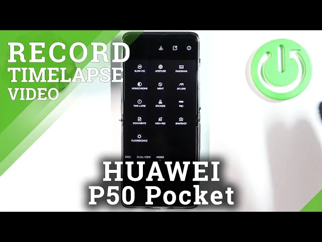 Video thumbnail for How to Take Timalapse Video on HUAWEI P50 Pocket - Make Timelapse