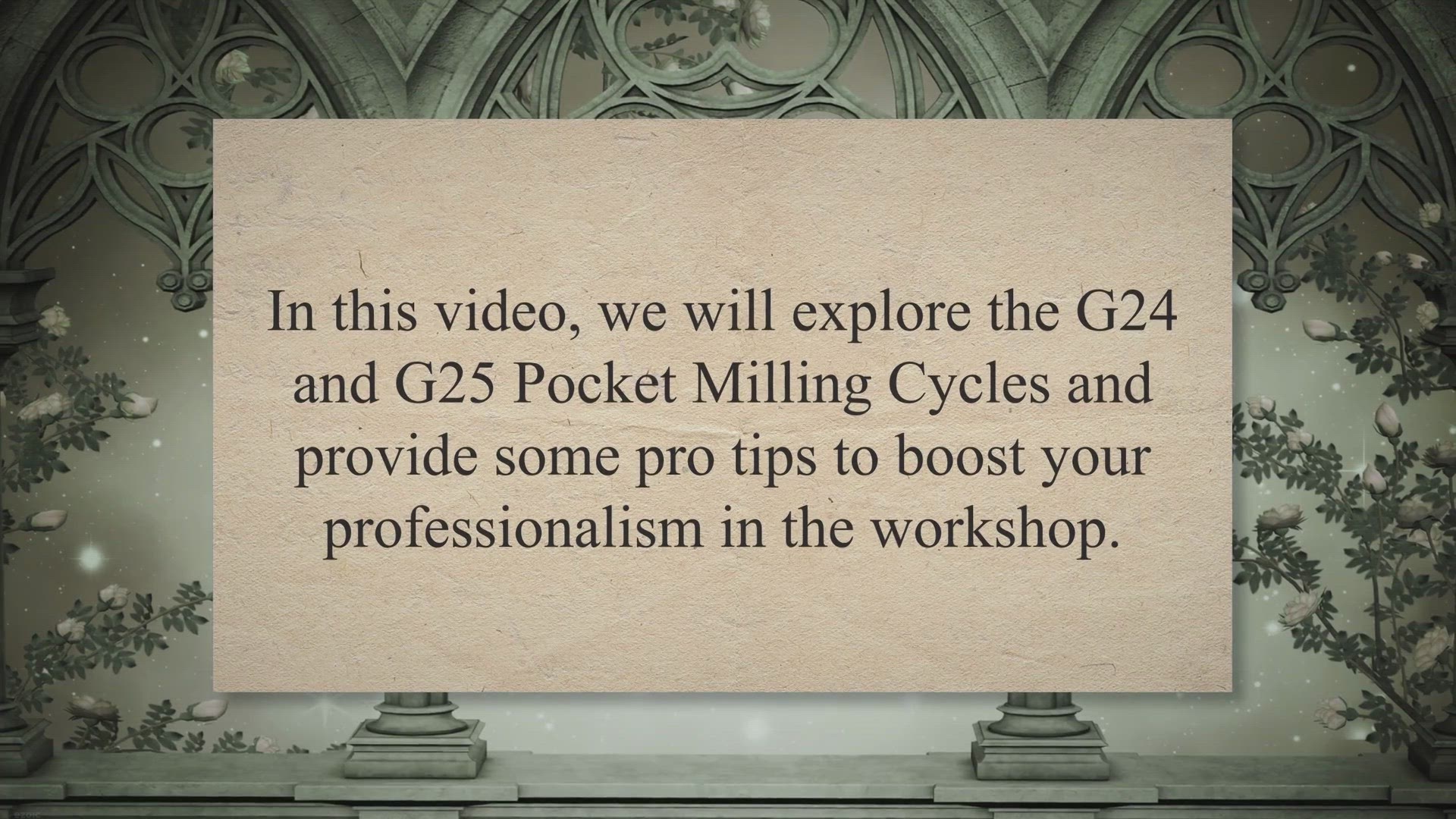 Video thumbnail for Pocket Milling Cycles (G24, G25) With CNC Milling