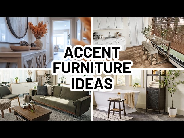 Video thumbnail for ACCENT FURNITURE IDEAS FOR EVERY ROOM | Home Decorating