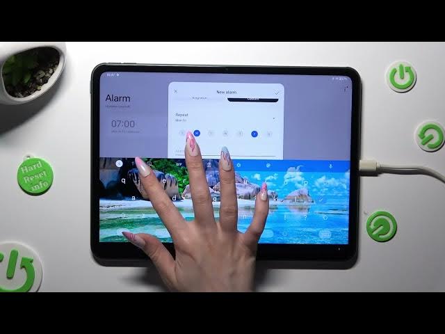 Video thumbnail for How to Set Up Alarm Clock on OnePlus Pad