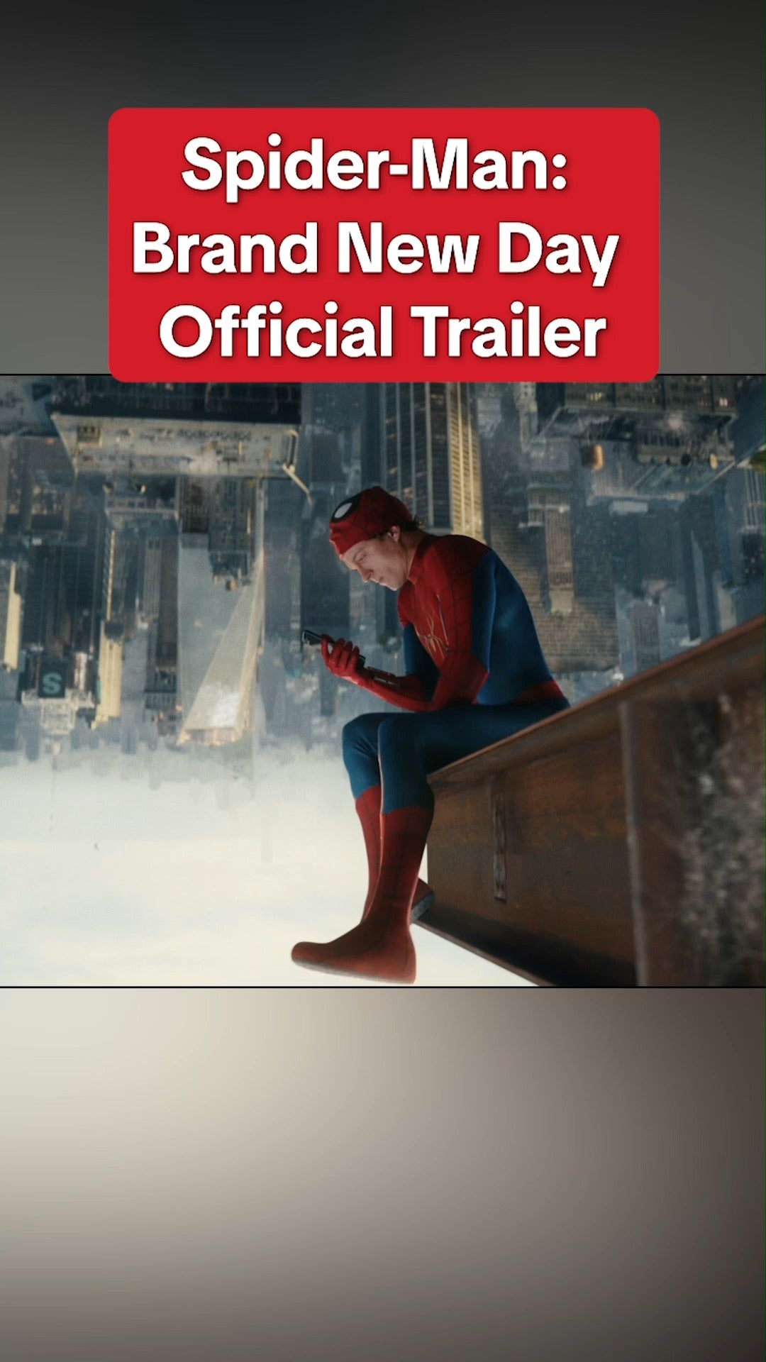 Video thumbnail for The official trailer for #SpiderManBrandNewDay is here!