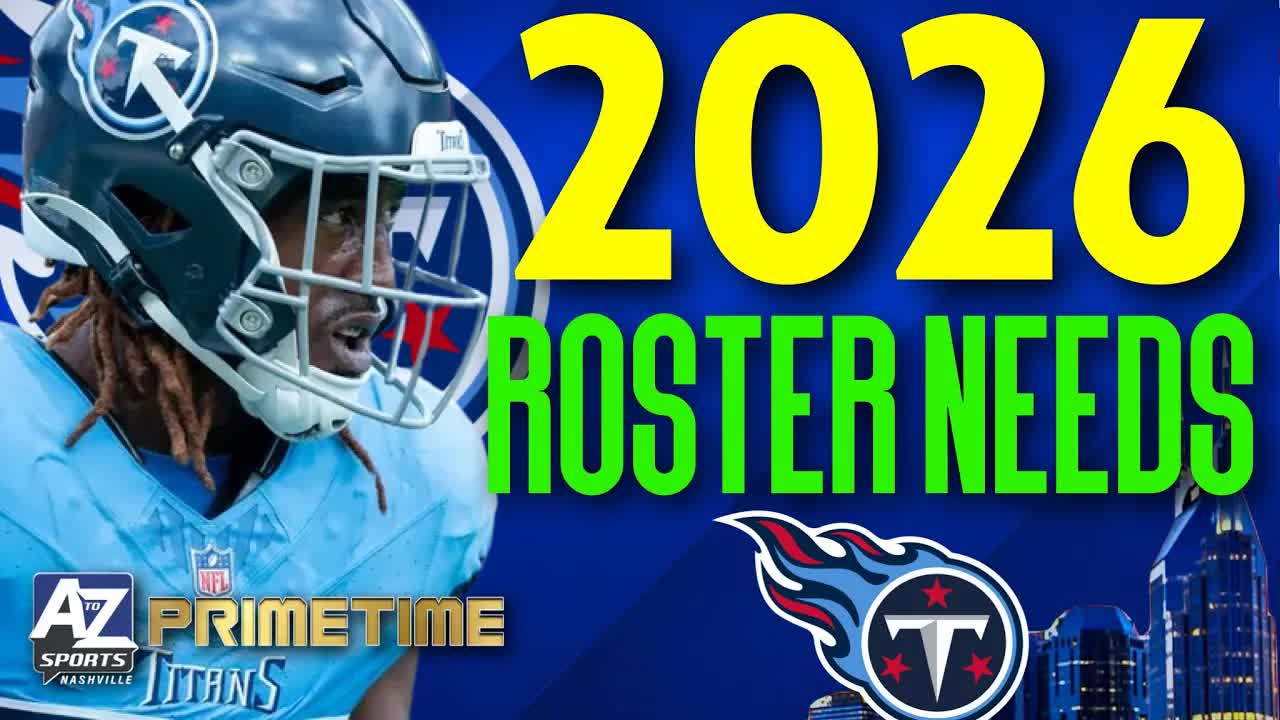 Video thumbnail for a to z sports nashville: tennessee titans 2026 roster needs: building blocks already in place