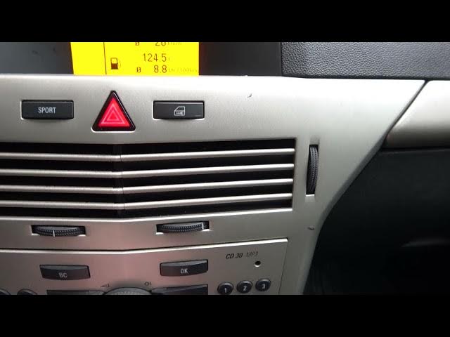 Video thumbnail for How to Enter Onboard Computer in Opel Astra H GTC (2004 - 2014) - Navigate Through Onboard Computer
