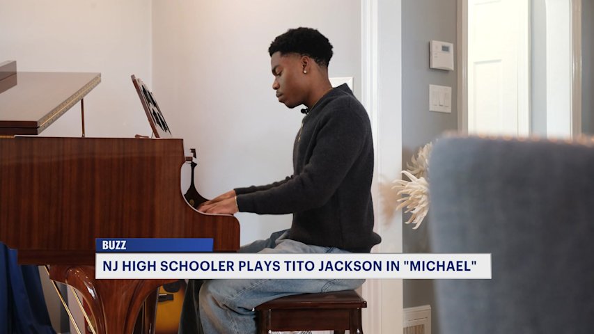 Video thumbnail for New Jersey teen stars in 'Michael' movie as young Tito Jackson