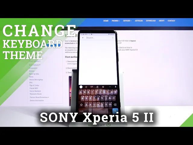 Video thumbnail for How to Change Keyboard Theme on SONY Xperia 5 II – Personalize Screen