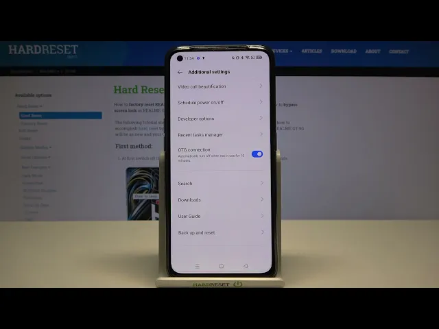 Video thumbnail for How to Enable USB OTG on REALME GT 5G – Turn On/Off OTG Connection