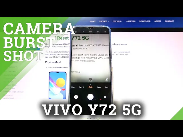 Video thumbnail for How to Take Burst Shot in VIVO Y72 5G - Make a Photo Series