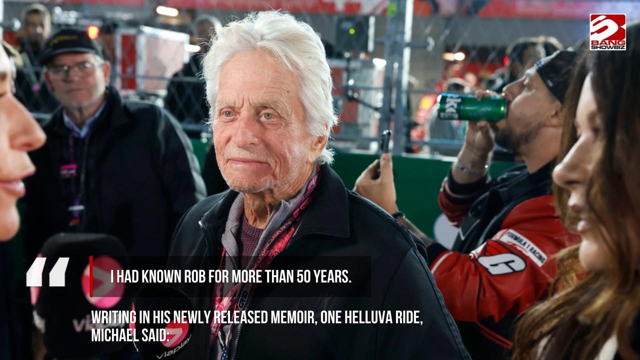 Video thumbnail for Michael Douglas reveals ‘painful’ stage fright left him vomiting before shows.