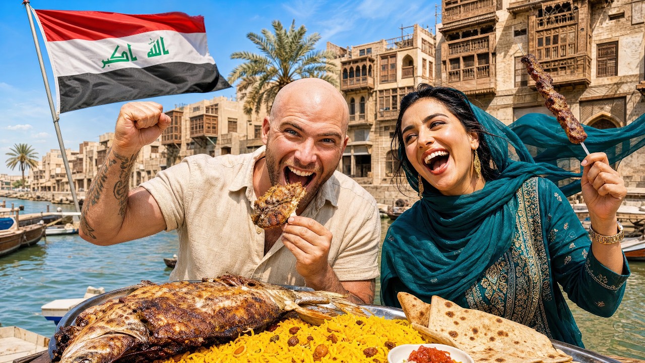 Video thumbnail for 100 Hours in Basra, Iraq! (Full Documentary) South Iraq Food in Basra!