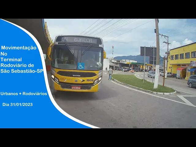'Video thumbnail for (FHD)Movimentação no Terminal Rodoviário de São Sebastião-SP dia 31/01/2023'