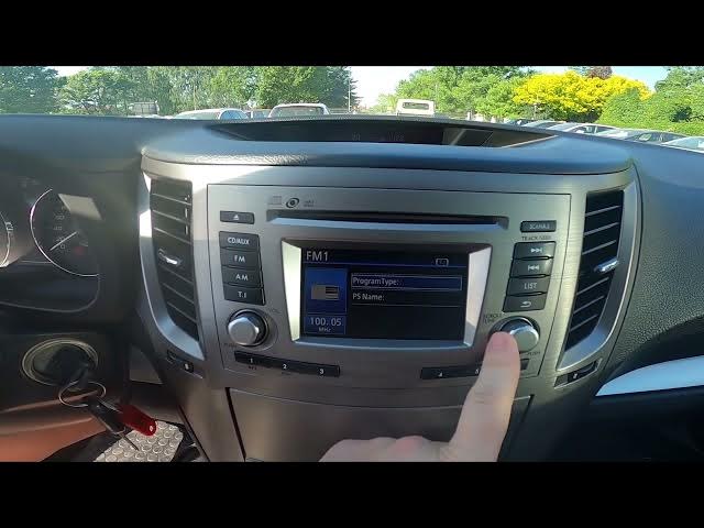 Video thumbnail for How to Assign Radio Station to Button in Subaru Legacy V ( 2009 – 2015 )
