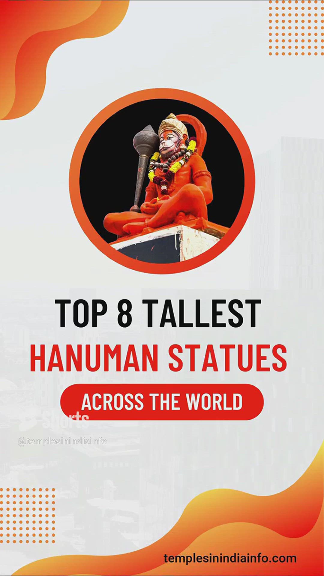 Video thumbnail for Top 8 Tallest Hanuman Statues Across The World