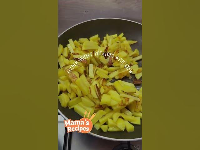 Video thumbnail for Crispy Fried Potatoes with Stew | Easy One-Pan Comfort Food