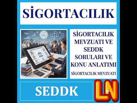 Video thumbnail for Sigortacılık Mevzuatı ve SEDDK Soruları ve Konu Anlatımı