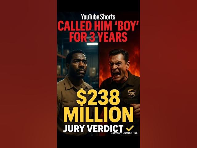 Video thumbnail for Supervisor Called Him “Boy” For 3 Years… Jury Gave Him $238 MILLION 🔥 #shorts #trending