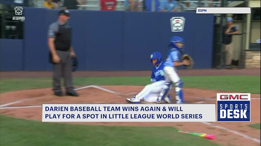 Video thumbnail for Darien Little League baseball team advances to semifinals