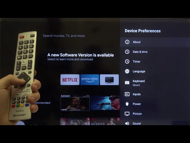 Video thumbnail for How to Set and Change Date on Sharp Aquos Smart LED TV – Video Guide