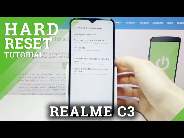 Video thumbnail for How to Factory Reset REALME C3 – Delete Personal Data & Customized Settings