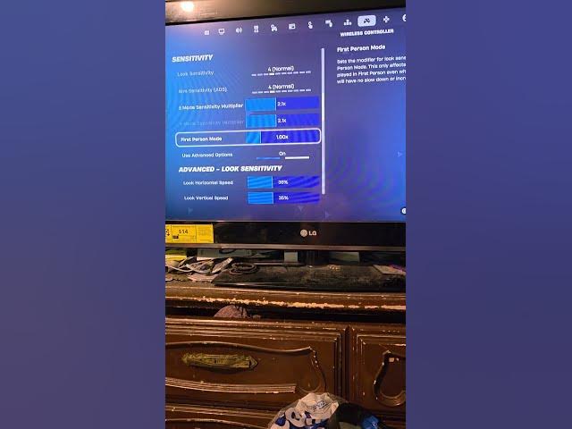 Video thumbnail for my new controller settings on fort